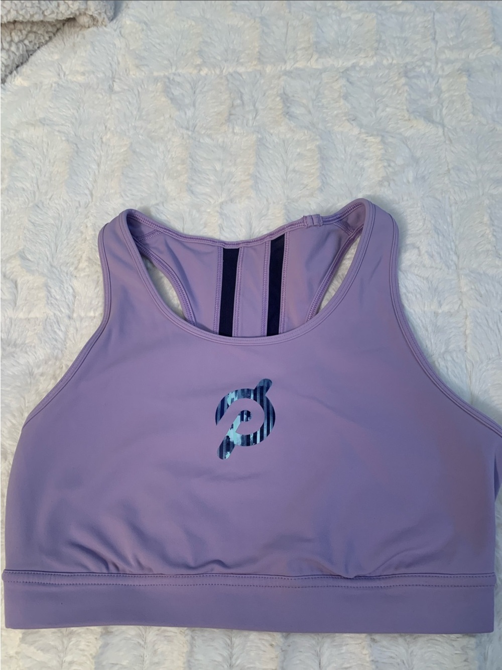 Peloton Lavender Racerback Sports Bra